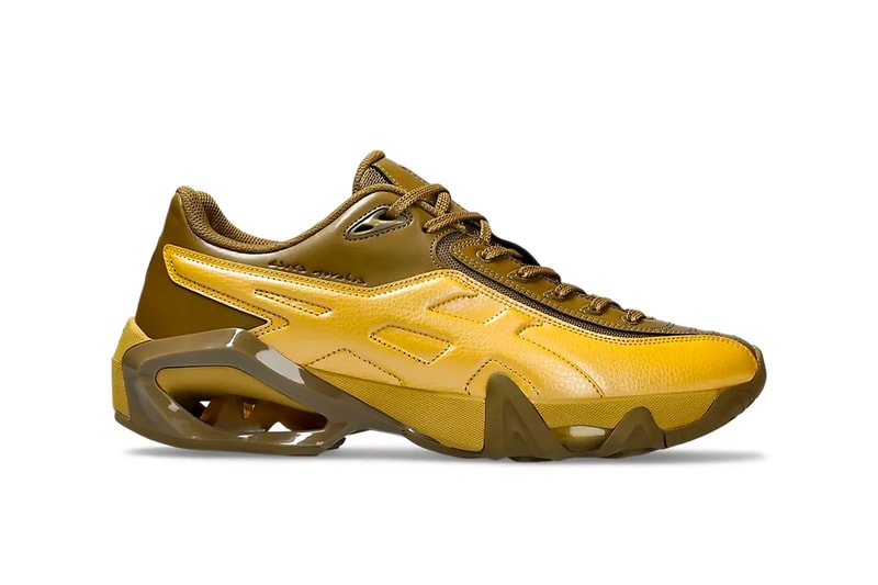Official Look at the Kiko Kostadinov x ASICS NOVALIS GEL-TEREMOA  in "Black/Grey" and "Yellow/Brown" 1203A331-750 1203A331-001