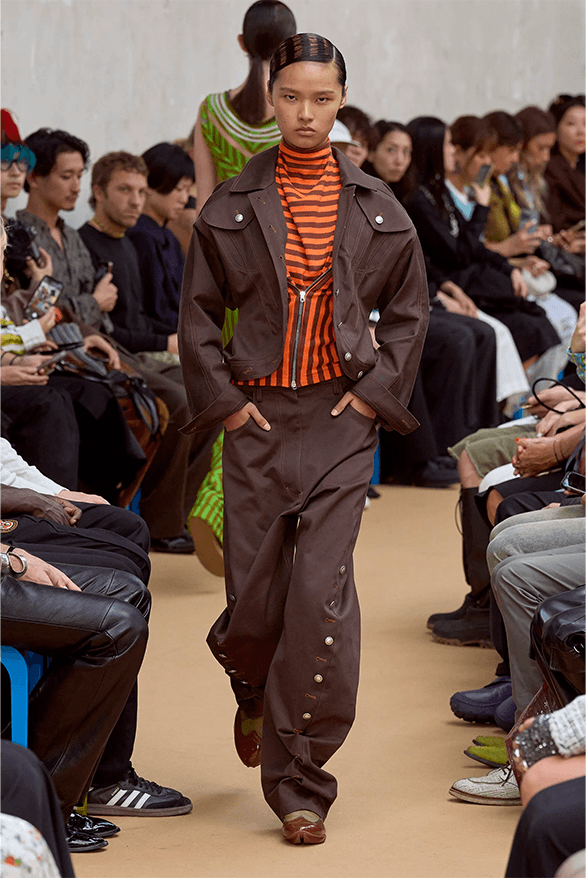 Kiko Kostadinov Spring Summer 2024 Paris Fashion Week womenswear runway interview Laura Deanna Fanning