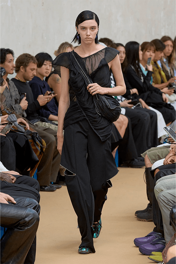 Kiko Kostadinov Spring Summer 2024 Paris Fashion Week womenswear runway interview Laura Deanna Fanning