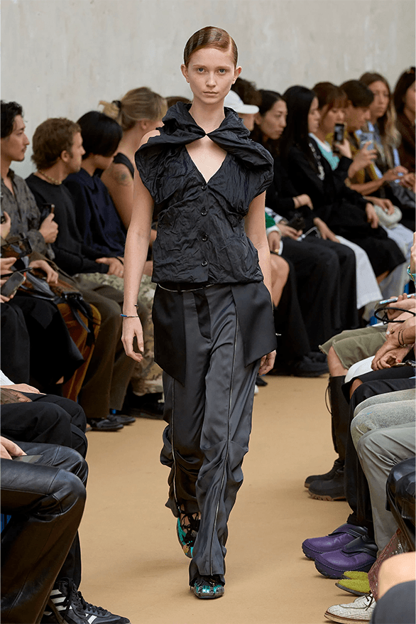 Kiko Kostadinov Spring Summer 2024 Paris Fashion Week womenswear runway interview Laura Deanna Fanning