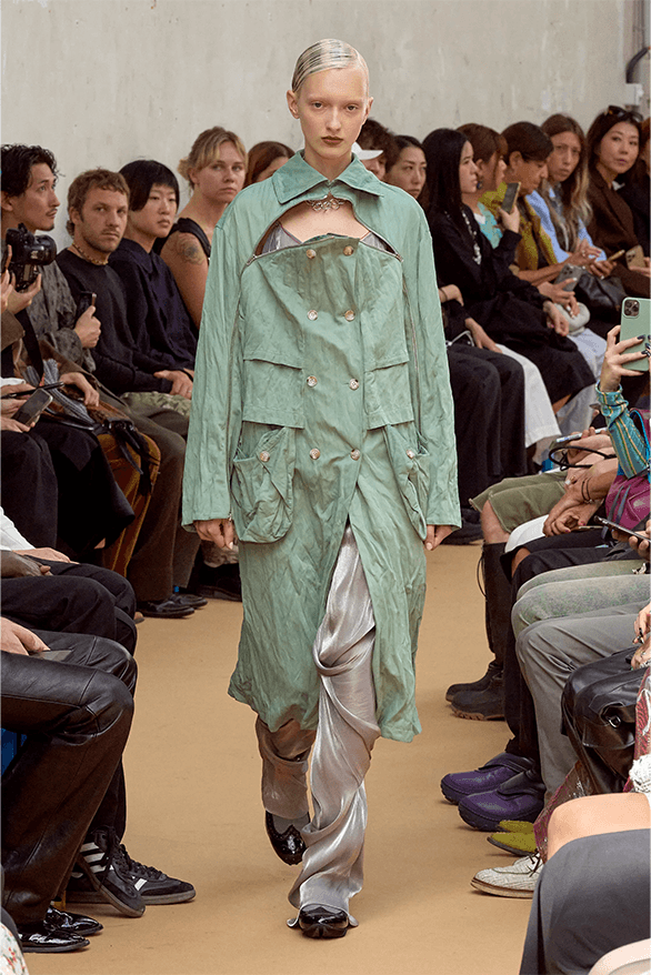 Kiko Kostadinov Spring Summer 2024 Paris Fashion Week womenswear runway interview Laura Deanna Fanning