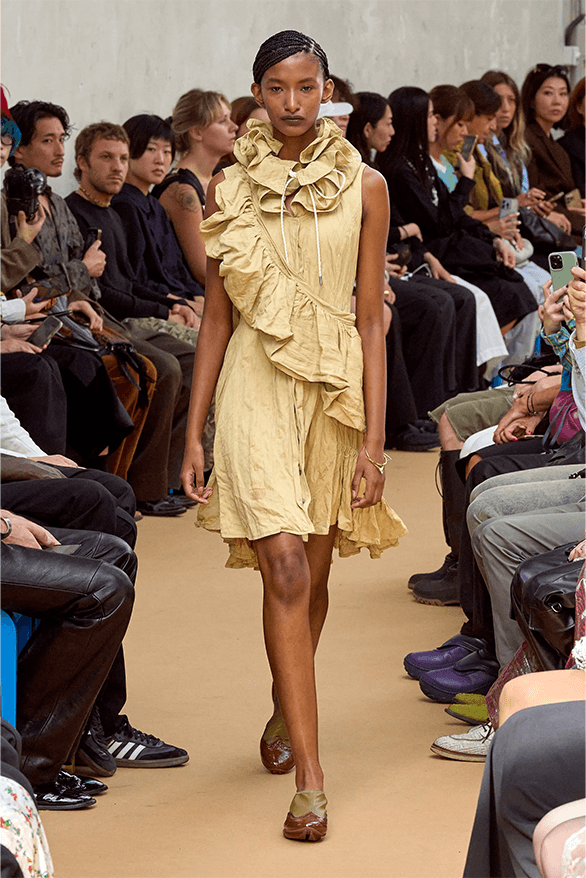 Kiko Kostadinov Spring Summer 2024 Paris Fashion Week womenswear runway interview Laura Deanna Fanning