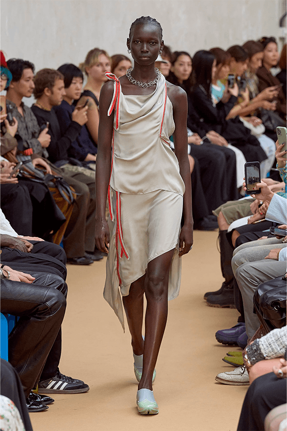 Kiko Kostadinov Spring Summer 2024 Paris Fashion Week womenswear runway interview Laura Deanna Fanning