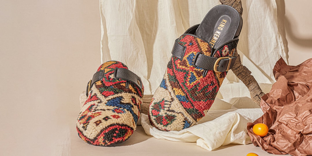 King Kennedy's "Brights" Mule Collection Is Crafted from Antique Rugs