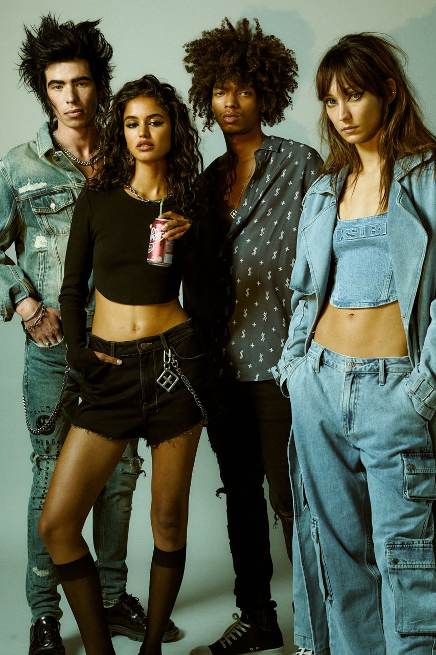 KSUBI Invites Us Into Its Underground Wonderland for Holiday 2024	punk 90s grunge core punk collection release fall winter jacket denim outerwear edgy model lookbook price distress metal australian 