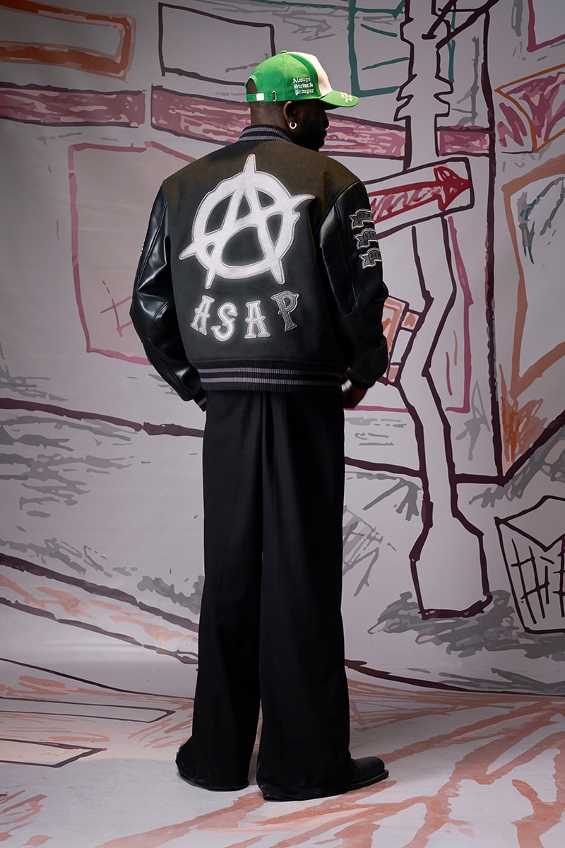 La Fam x A$AP TyY Collaboration Capsule Collection Release Info Varsity Bomber Jacket