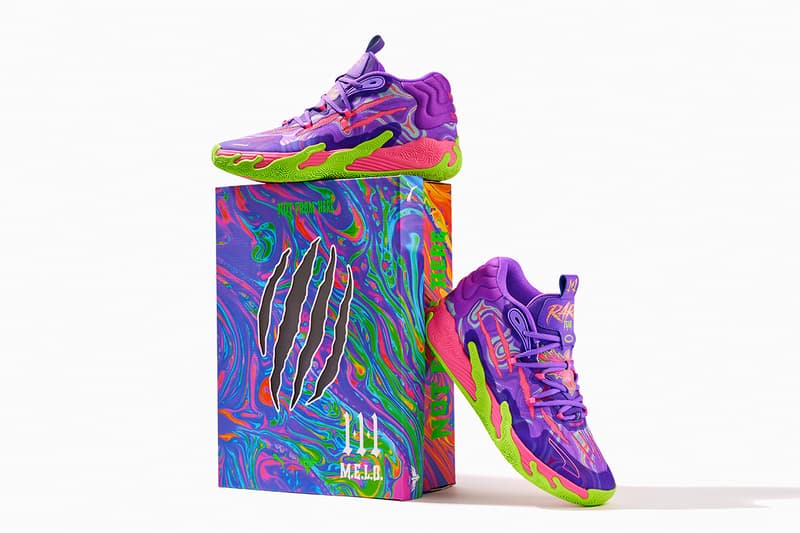 LaMelo Ball and PUMA Introduce the MB.03 "Toxic" puma hoops basketball season nba shoes 378916-01 charlotte hornets