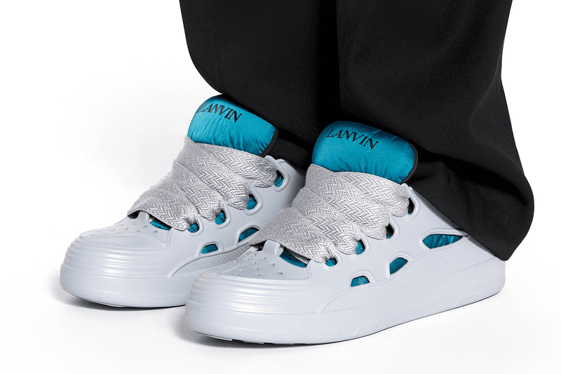 Make LANVIN's 4-In-1 Curb Color-Block Rubber Sneakers Your Own