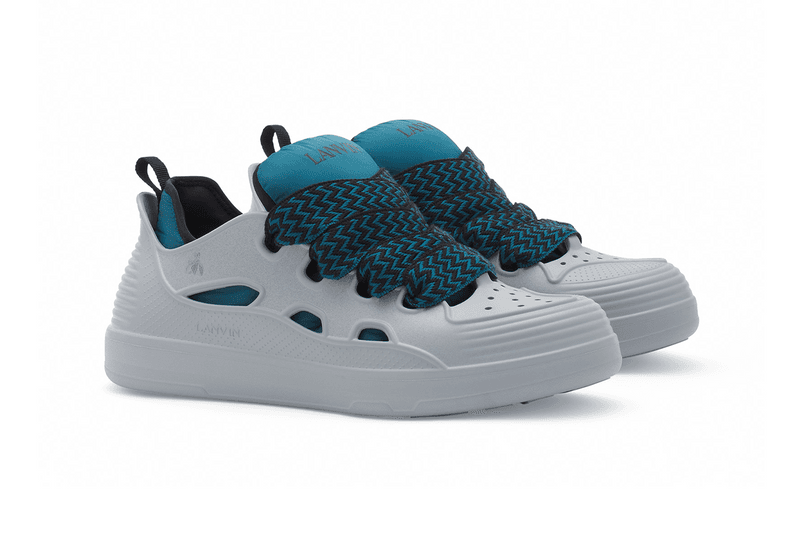 LANVIN Curb Color Block Rubber Sneakers Release Information details date luxury footwear