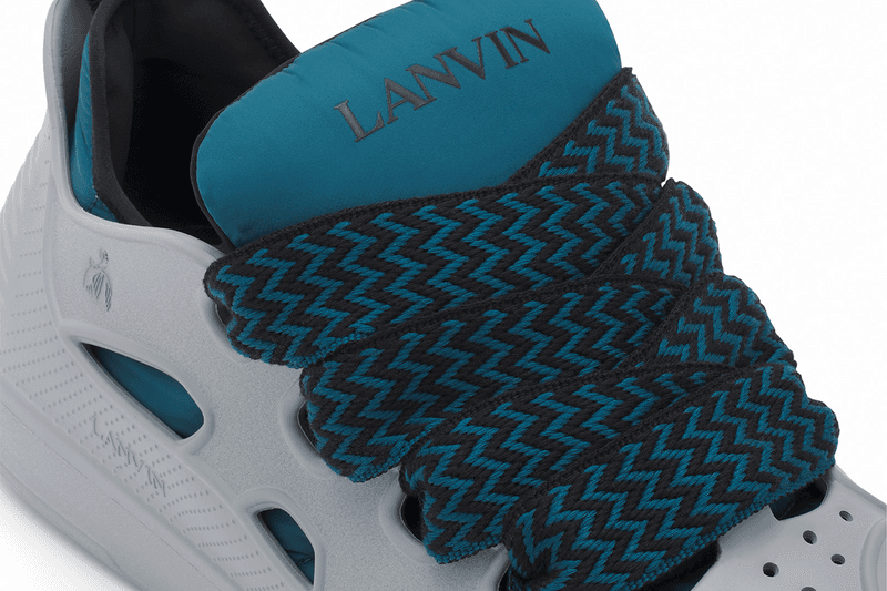 LANVIN Curb Color Block Rubber Sneakers Release Information details date luxury footwear