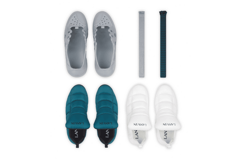 LANVIN Curb Color Block Rubber Sneakers Release Information details date luxury footwear