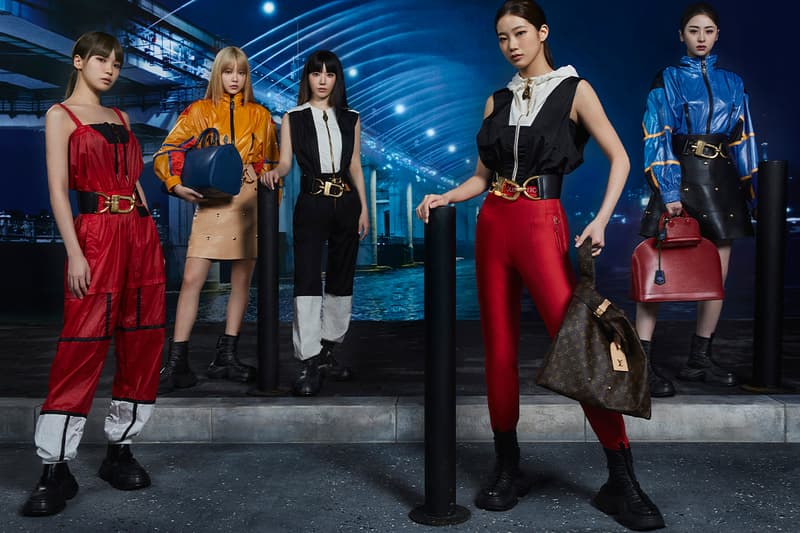 LE SSERAFIM New Louis Vuitton House Ambassadors announcement KIM CHAEWON, SAKURA, HUH YUNJIN, KAZUHA, and HONG EUNCHAE