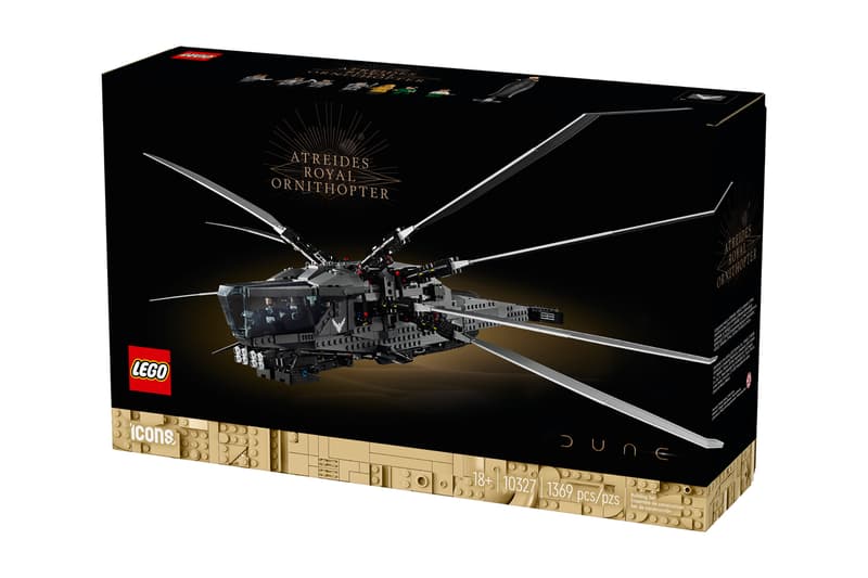 LEGO Unveils New 'Dune' Atreides Royal Ornithopter Set