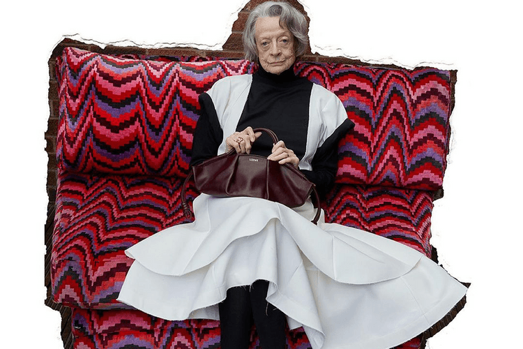 Maggie Smith Casts a Spell on LOEWE's SS24 Campaign