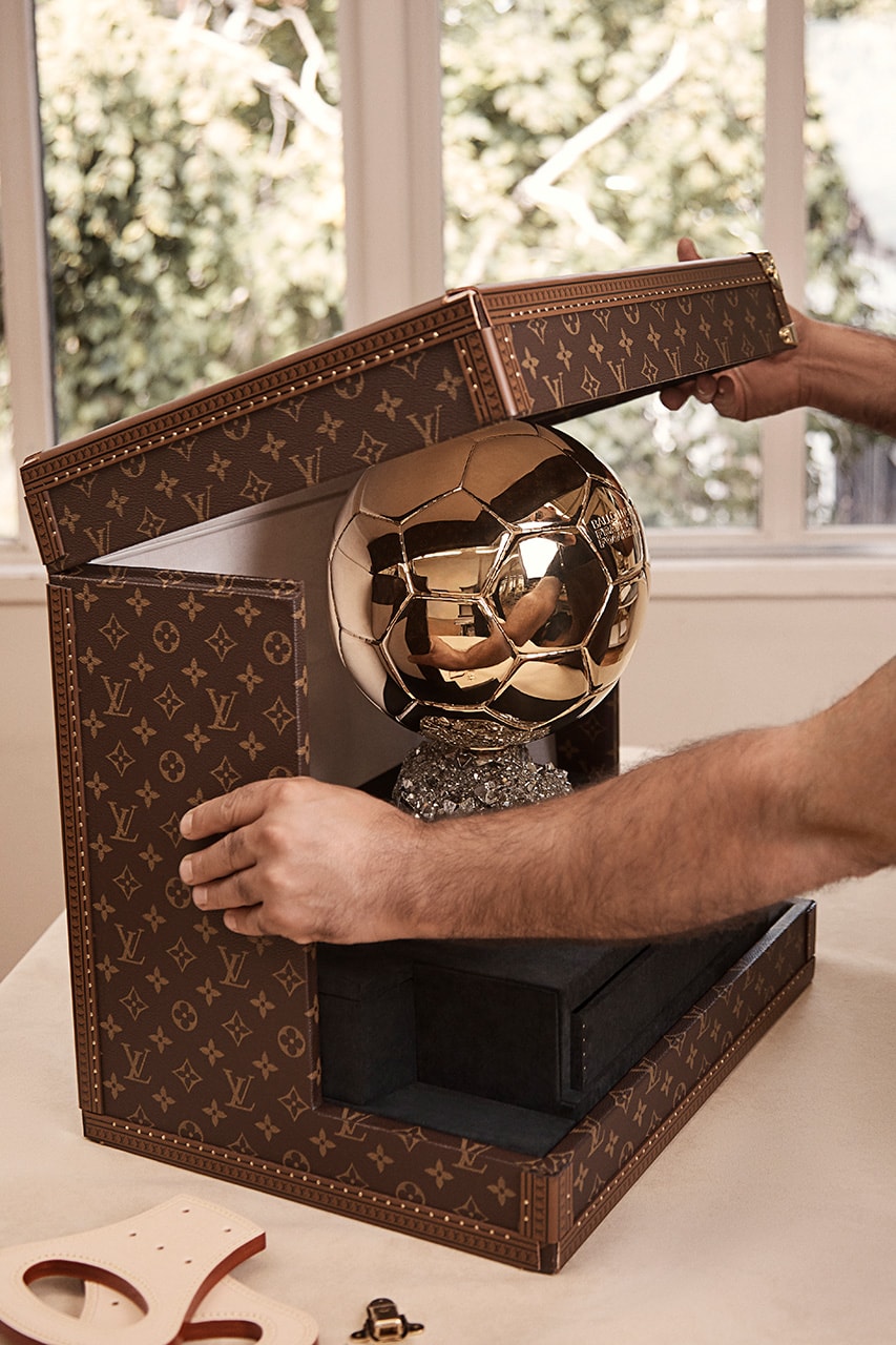 Louis Vuitton Design Travel Case For 2023 Ballon d'Or Trophy - SoccerBible