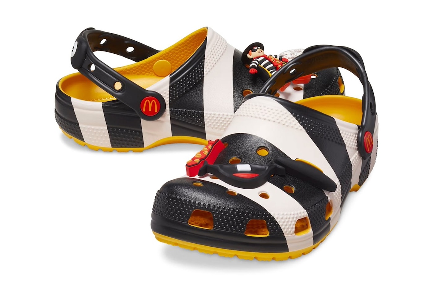 McDonald's x Crocs Collection Is Dropping This Week classic clog Red/Yellow-White 209858-90H birdie 208696-730 hamburglar Black/White-Yellow 209393-066 cozzzy sandal grimace purple black 209392-510 