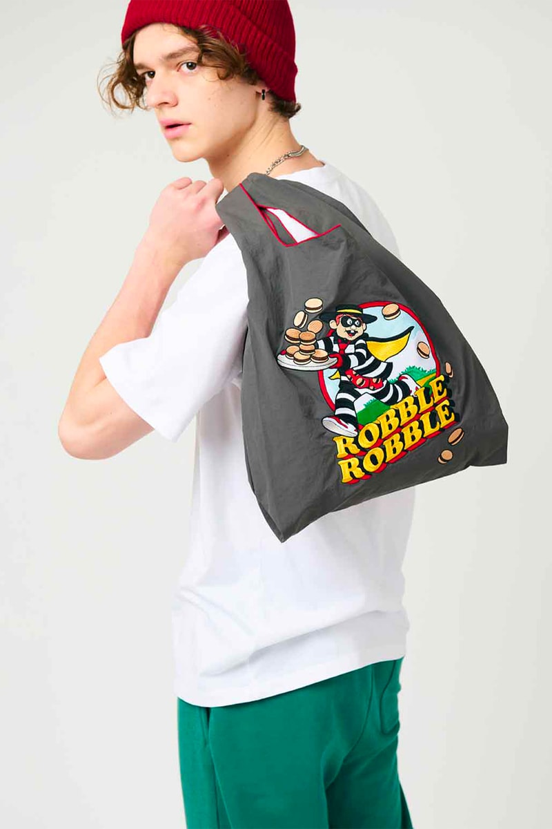 McDonald's Partners With Japanese-Based Brand graniph For Merch Collaboration im lovin it egg mcmuffin paper bag golden arches reusable totes hamburgers nuggets crispy chicken 