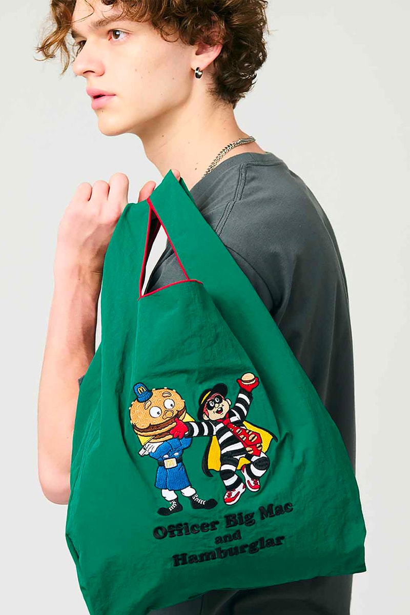 McDonald's Partners With Japanese-Based Brand graniph For Merch Collaboration im lovin it egg mcmuffin paper bag golden arches reusable totes hamburgers nuggets crispy chicken 