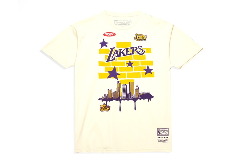 Mitchell & Ness x TATS CRU Link for Hip-Hop 50 Capsule basketball teams cities honored in the capsule include New York, New Jersey, Atlanta, Chicago, Miami, Detroit, Los Angeles, and heat pistons Philadelphia nba season knicks bulls sixers lakers nets goat kobe anniversary major metropolitan cities rap hip hop culture
