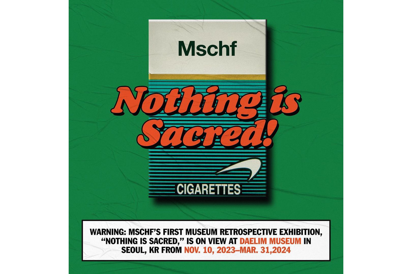 mschf daelim museum seoul retrospective nothing is sacred