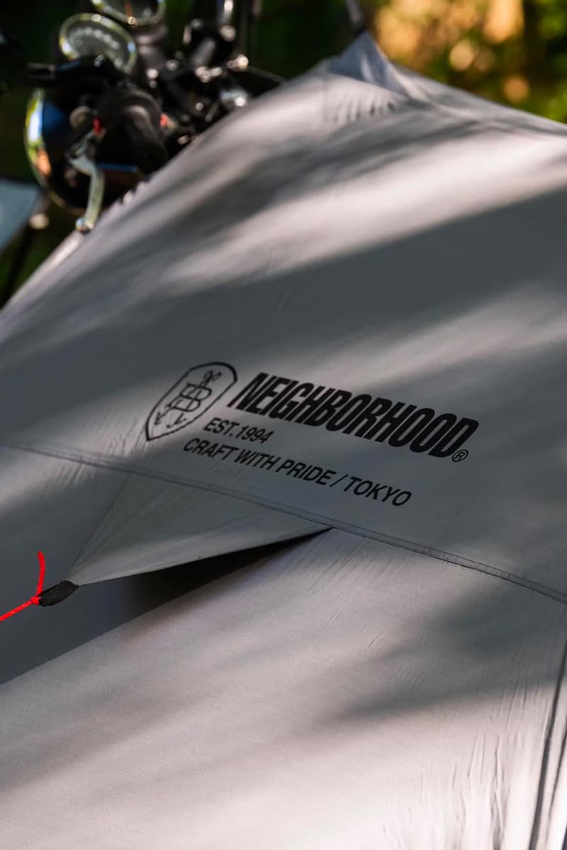 NEIGHBORHOOD x Abel Brown Nomad 4 Motorcycle Tent Collaboration Release Info