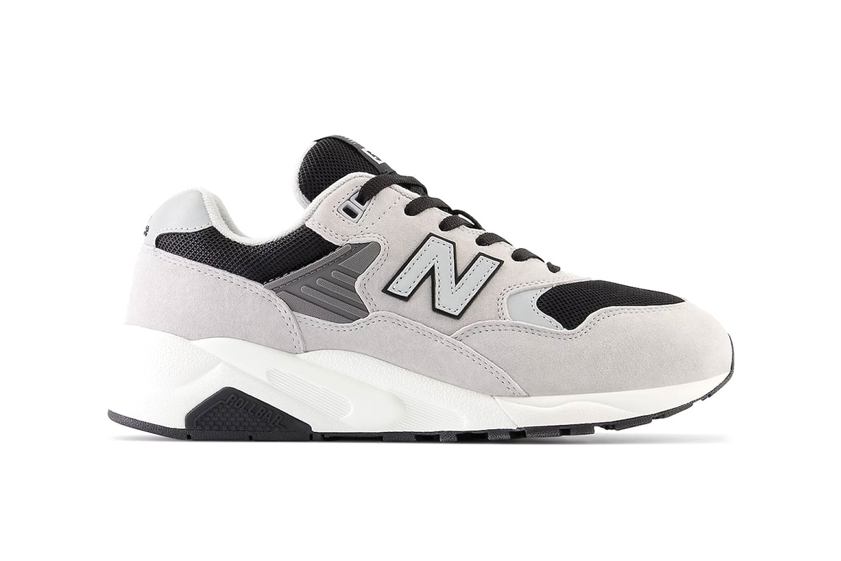 Official Look at the New Balance 580 "Raincloud" Release Info MT580CB2 black everyday sneakers casual grey