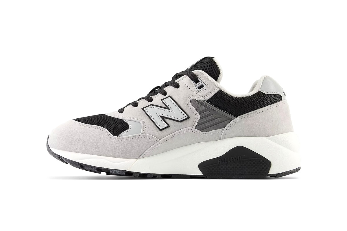 Official Look at the New Balance 580 "Raincloud" Release Info MT580CB2 black everyday sneakers casual grey