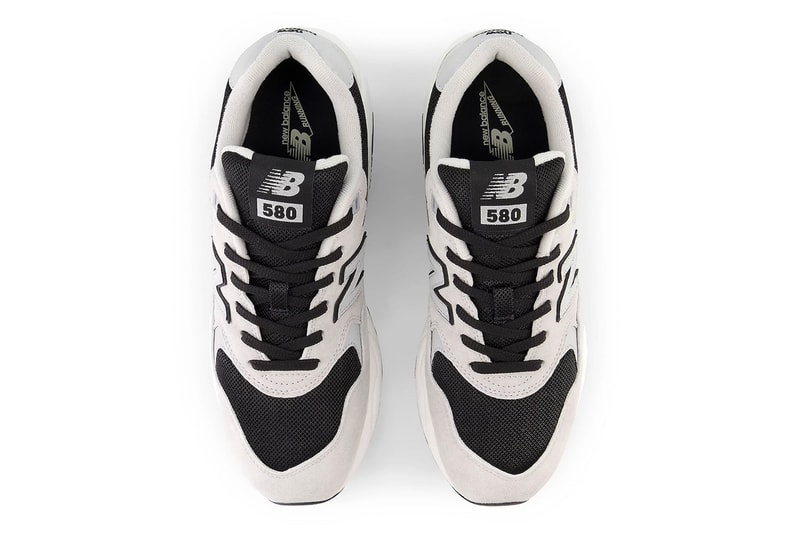 Official Look at the New Balance 580 "Raincloud" Release Info MT580CB2 black everyday sneakers casual grey