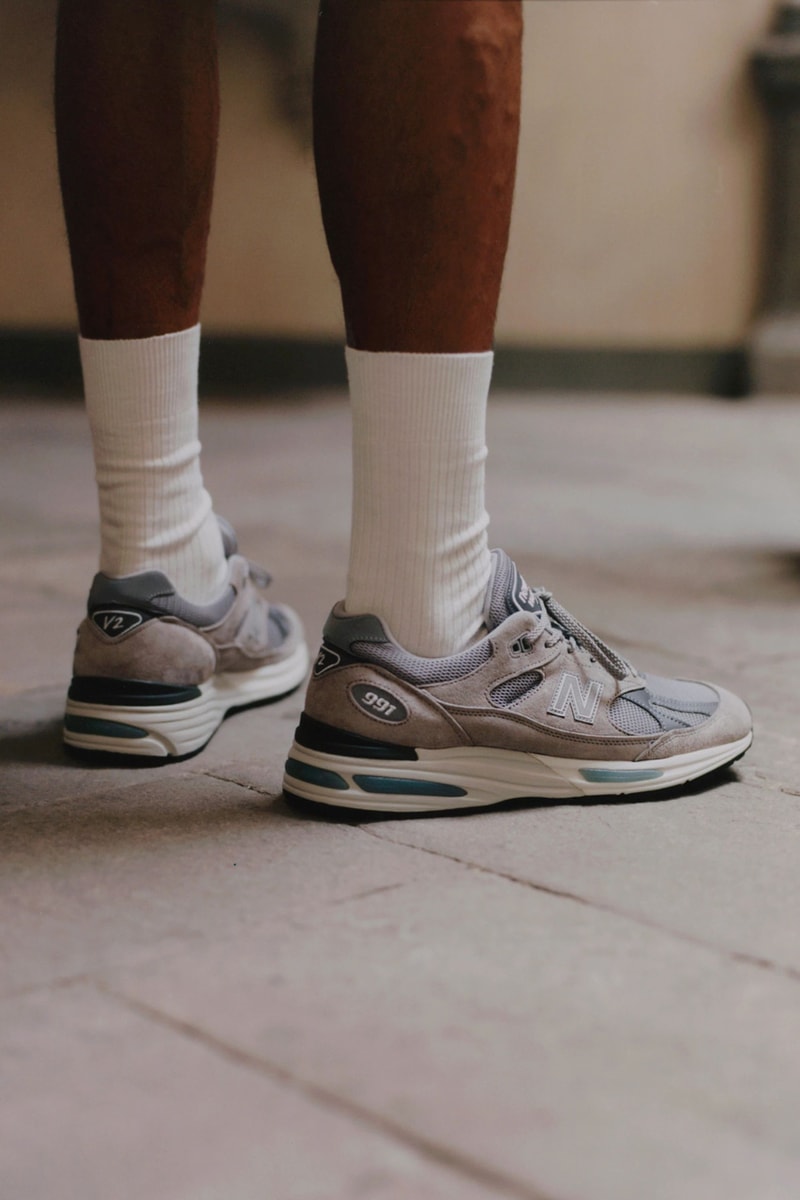 New Balance Made in UK 991v2 Sneakers Footwear Fashion Loyle Carner UK Rap Milan England Flimby Shoes Trainers