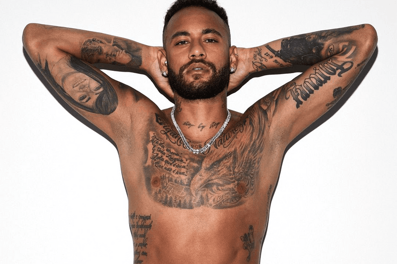 Neymar Jr., Nick Bosa, and Shai Gilgeous-Alexander Front SKIMS Mens Campaign