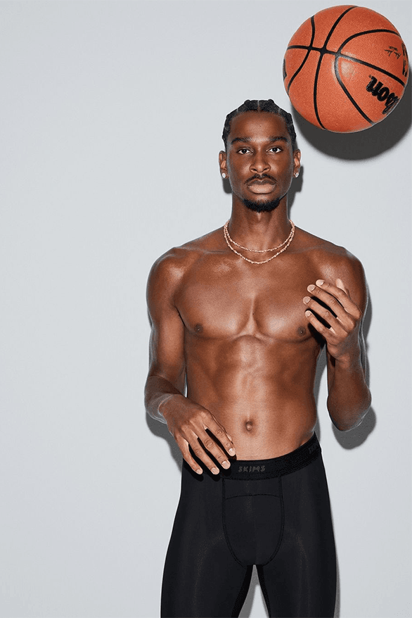 SKIMS Mens Campaign Release Information details date menswear collection underwear Neymar Jr Nick Bosa Shai Gilgeous Alexander