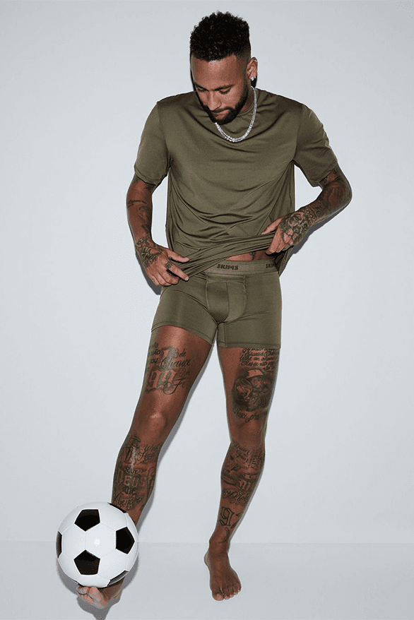 SKIMS Mens Campaign Release Information details date menswear collection underwear Neymar Jr Nick Bosa Shai Gilgeous Alexander