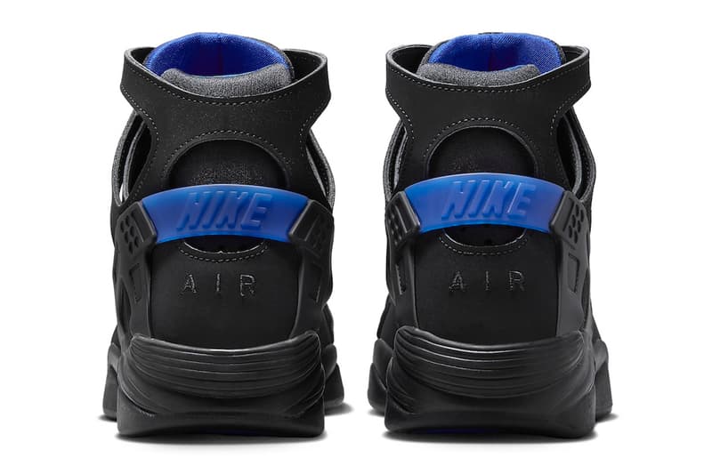 Nike Air Flight Huarache Black Lyon Blue Release Info FD0188-002 Date Buy Price 