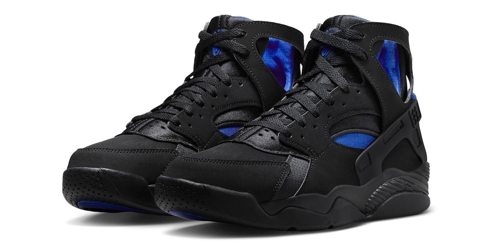 The Nike Air Flight Huarache "Black/Lyon Blue" is Returning