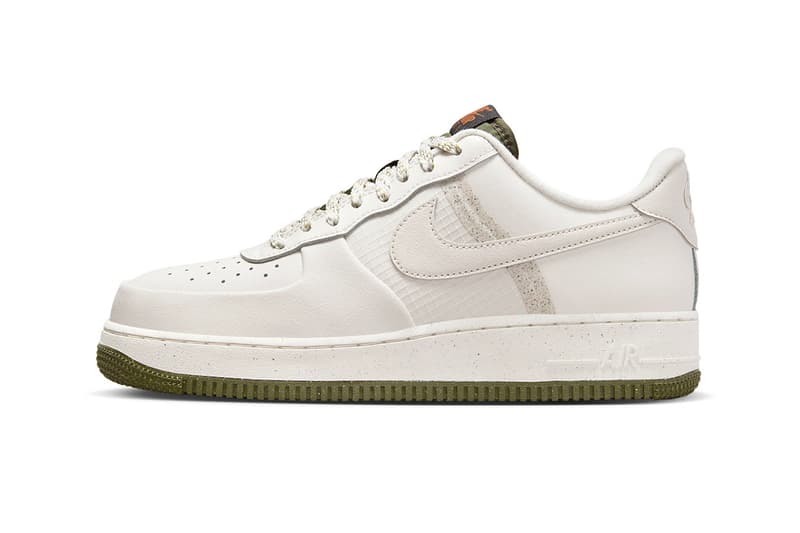 The Nike Air Force 1 Low Winterized Arrives in "Cargo Khaki" FB8877-001 Phantom/Phantom-Cargo Khaki-Dark Russet october available swoosh low tops