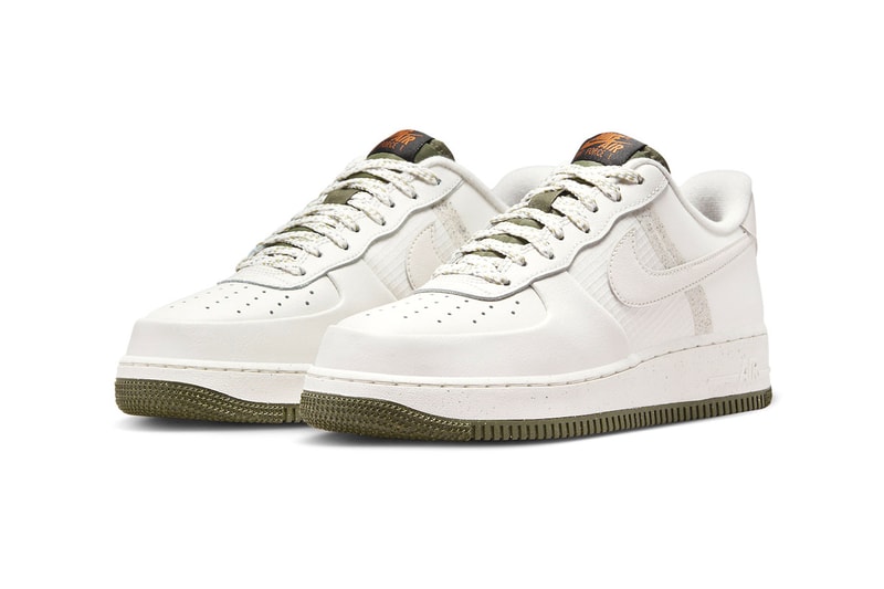 The Nike Air Force 1 Low Winterized Arrives in "Cargo Khaki" FB8877-001 Phantom/Phantom-Cargo Khaki-Dark Russet october available swoosh low tops