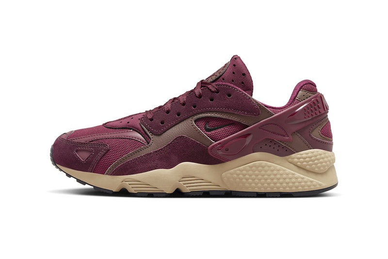 Nike Air Huarache Runner "Night Maroon" Has an Official Release Date DZ3306-600 Night Maroon/Black-Khaki november 2023