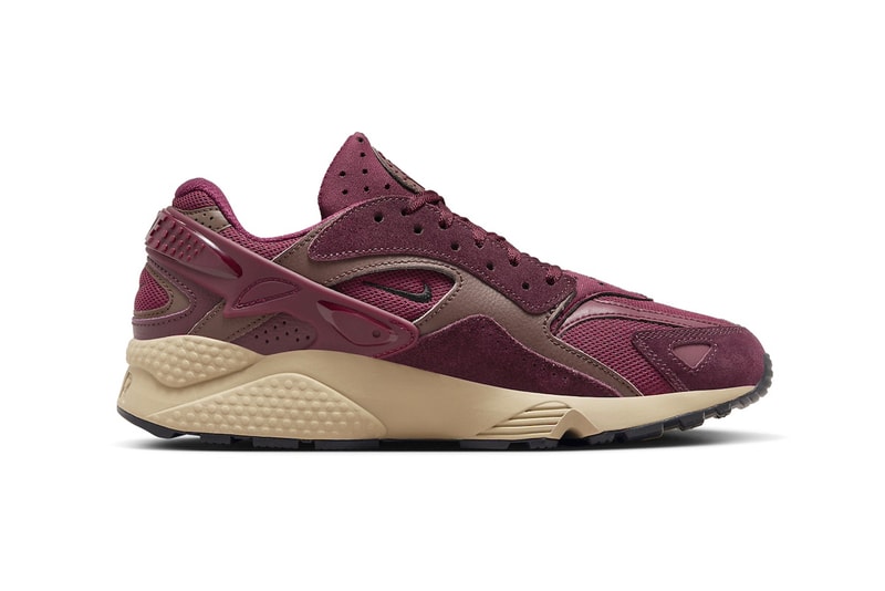 Nike Air Huarache Runner "Night Maroon" Has an Official Release Date DZ3306-600 Night Maroon/Black-Khaki november 2023