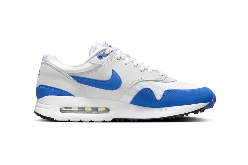 Nike Air Max 1 '86 OG Golf "Royal" Has an Official 2024 Release Date DV1403-115 White/Hyper Royal-Pure Platinum-Black hypegolf green put shoes spring 2024