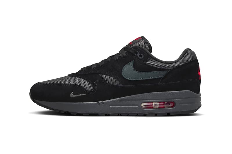 Official Look at Nike Air Max 1 "Bred" FV6910-001 Black/Anthracite-University Red