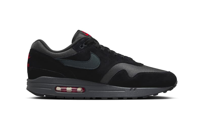 Official Look at Nike Air Max 1 "Bred" FV6910-001 Black/Anthracite-University Red