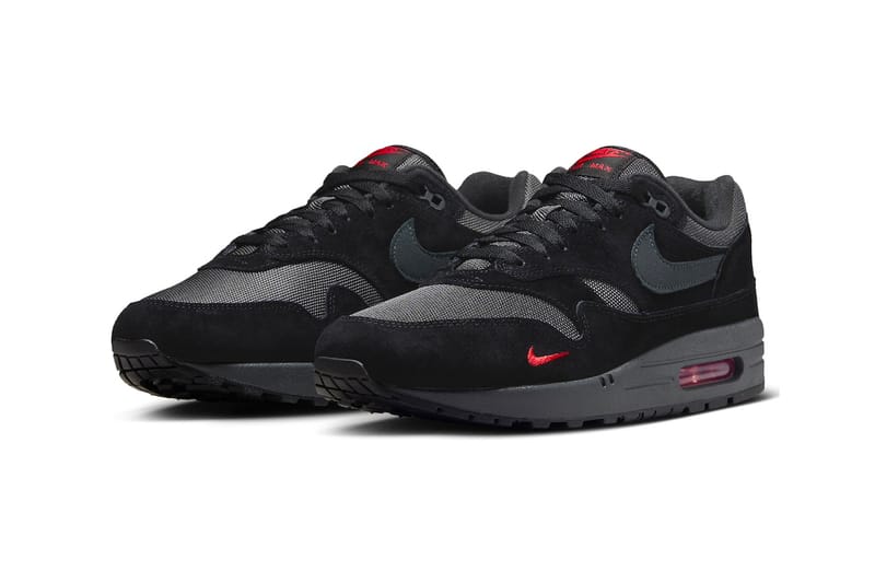 nike air max 1 premium black oil grey