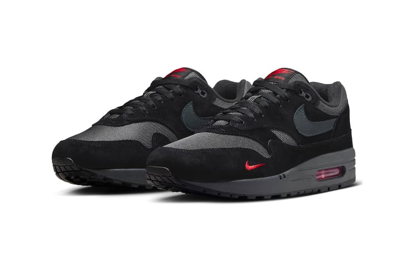 Official Look at Nike Air Max 1 "Bred" FV6910-001 Black/Anthracite-University Red