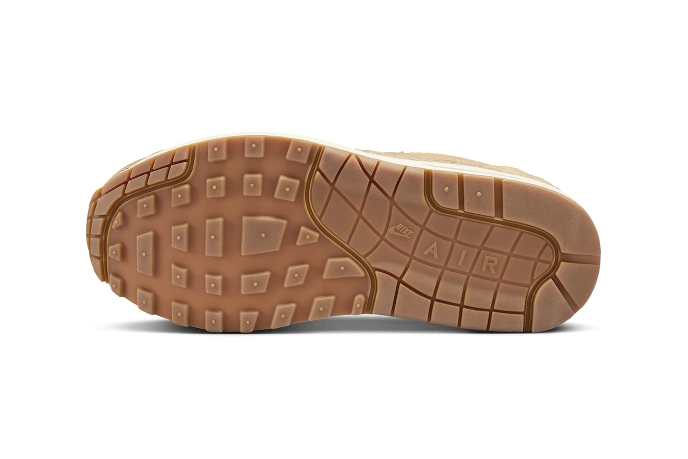 Nike Air Max 1 "Buff Gold" Surfaces in Corduroy Buff Gold/Hemp-Sesame-Gum Medium Brown swoosh classic swoosh shoe