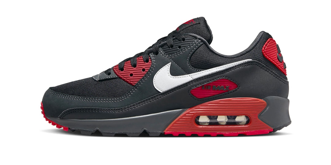 Nike Air Max 90 Gets Hit With "Anthracite/Mystic Red"