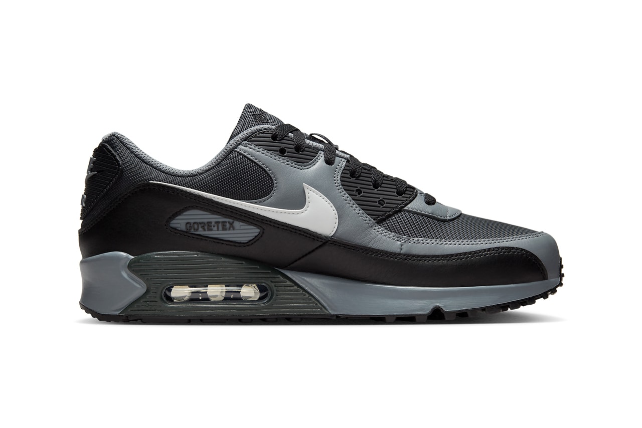 Nike Air Max 90 GORE-TEX Black Gray FD5810-002 Release Info date store list buying guide photos price