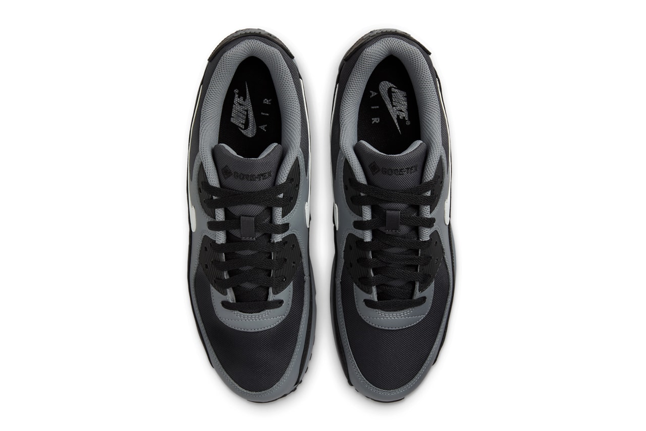 Nike Air Max 90 GORE-TEX Black Gray FD5810-002 Release Info date store list buying guide photos price