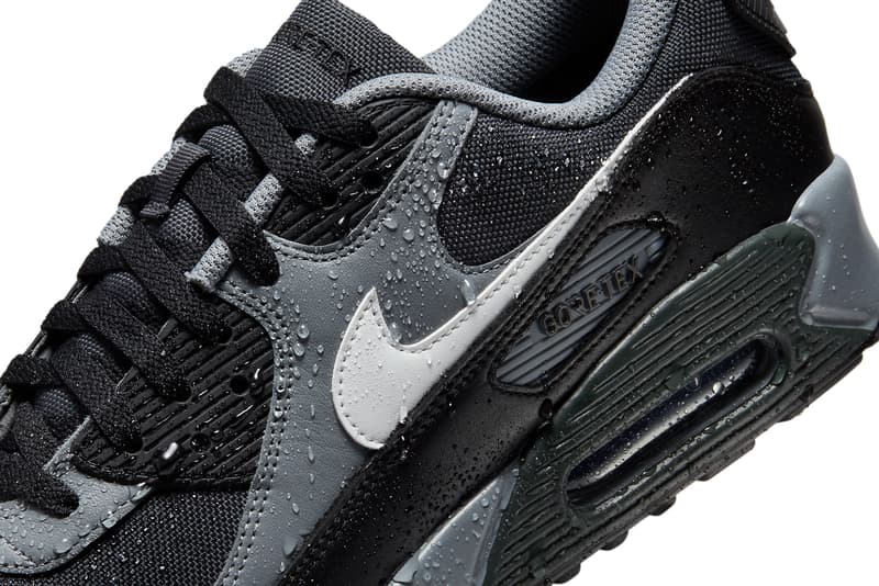 Nike Air Max 90 GORE-TEX Black Gray FD5810-002 Release Info date store list buying guide photos price