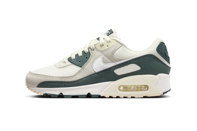 Nike Air Max 90 Surfaces in "Vintage Green" FZ5163-133 Sail/White-Vintage Green-Coconut Milk swoosh spring 2024