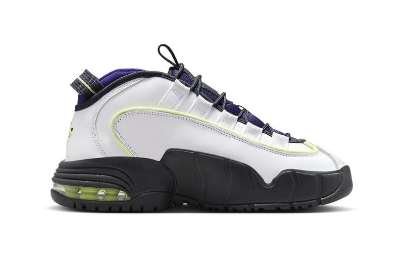 Nike Air Max Penny 1 "Penny Story" Has a 2024 Release Date FZ4043-100 White/Light Lemon Twist-Field Purple-Anthracite february 10 2024 penny hardaway stussy swoosh high tops basketbal lshoes